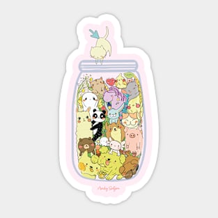 Animal Pills Sticker